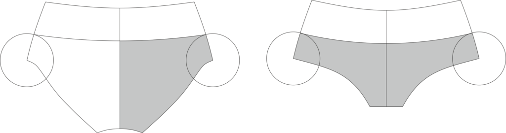 Panty Pattern Manipulation 2: Everyday Panty 3 Panty Pattern Manipulation 2: Everyday Panty - Schnittkonstruktion 3