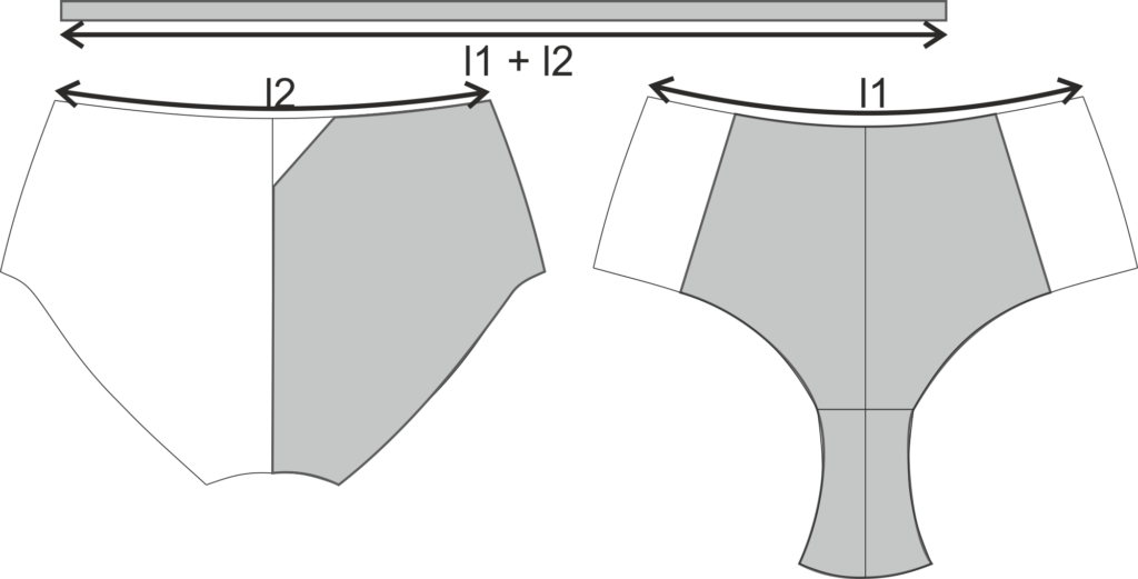 Pattern Manipulation 6: High-waisted Panty 2 Pattern Manipulation 6: High-waisted Panty - Schnittkonstruktion 2